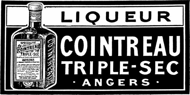 Une vieille affiche de Cointreau